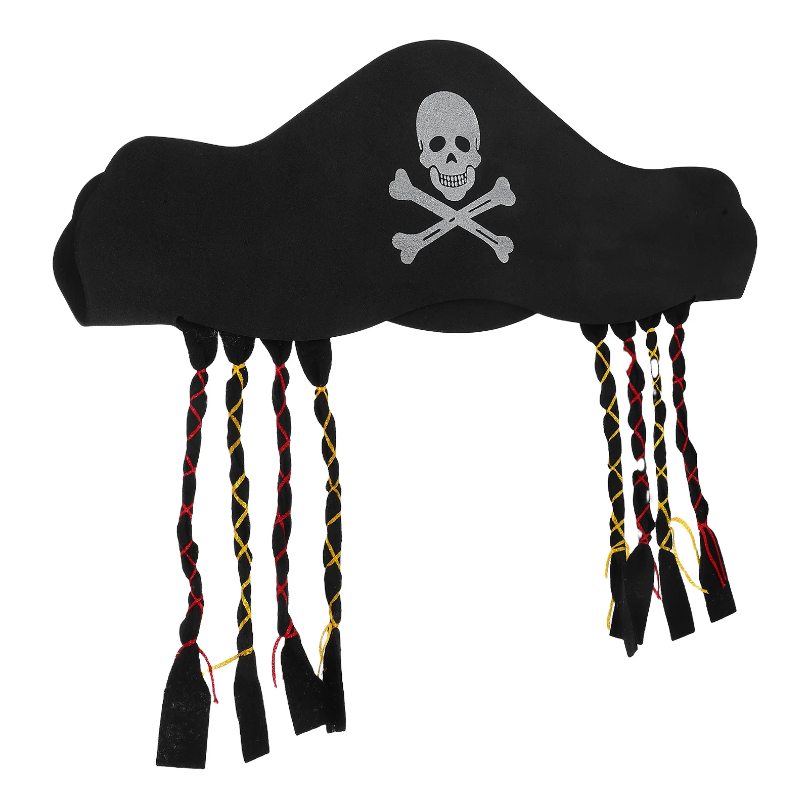 1pc Geflochtene Eva Einstellbar Für Erwachsene Halloween Karneval Party Kostüm Zubehör Piraten Hut Frauen Männer Piraten Zubehör