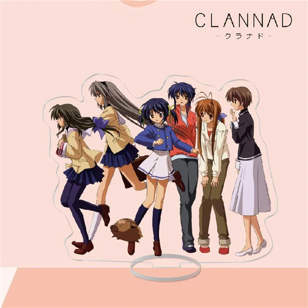 Charm Anime Fans Gifts HD Character CLANNAD Acrylic stand Model Ornament Accesorios Goods Collection Series 15cm