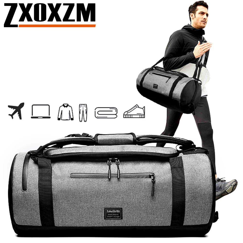 

1PCS Gym Bags Large Backpack Multiple Pockets Sport Duffle Bags with Shoe & Wet Compartment for Workout Travel Weekend Overnight