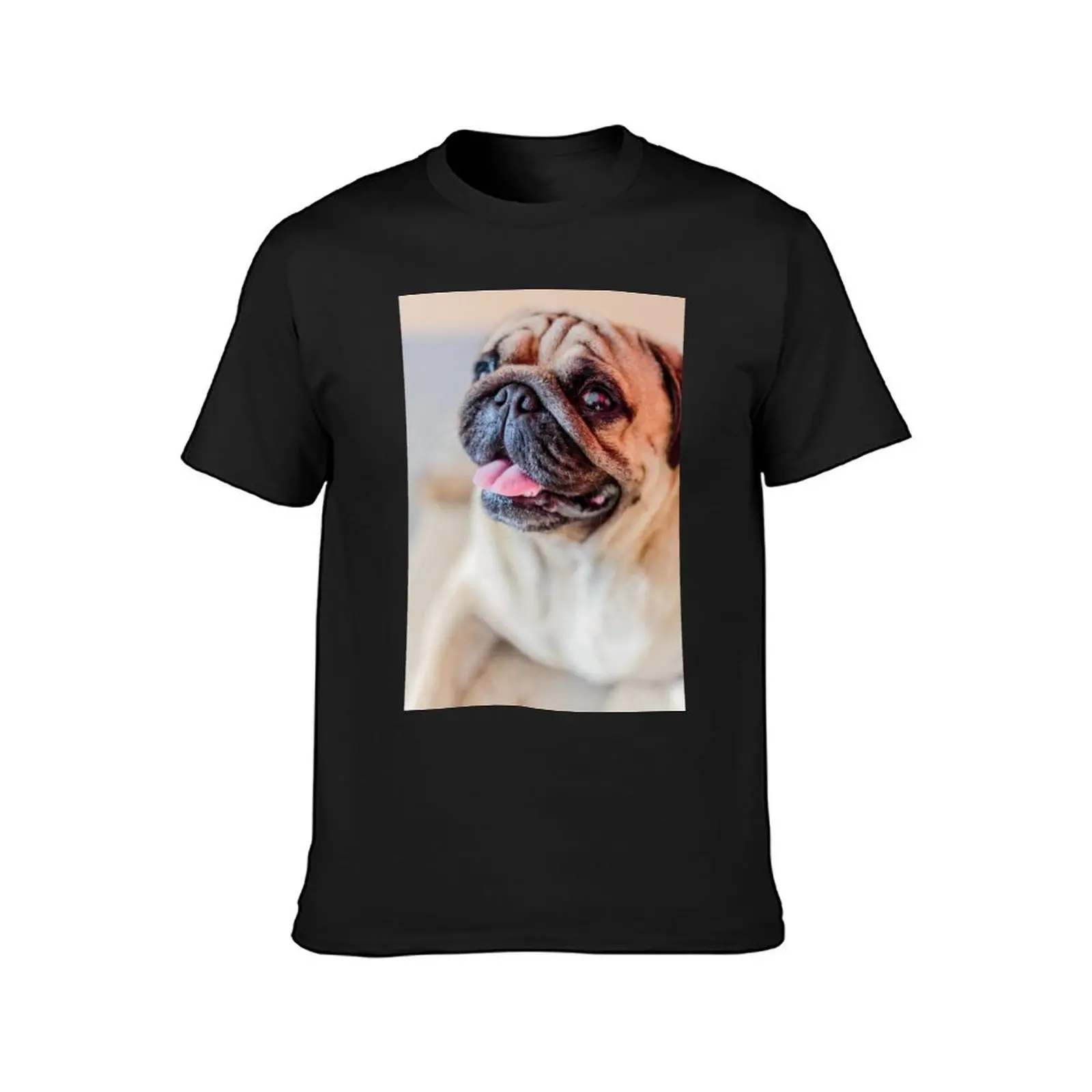 Pug Mops Dog (6815) T-Shirt vintage anime shirt plain plus size men clothing