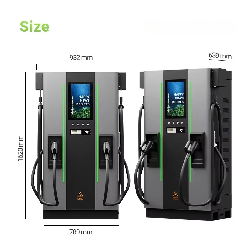 40kW-480kW Commercial DC Electric Vehicle Charging Station CCS1 CCS2 CHAdeMO GBT Fast Charging Solution