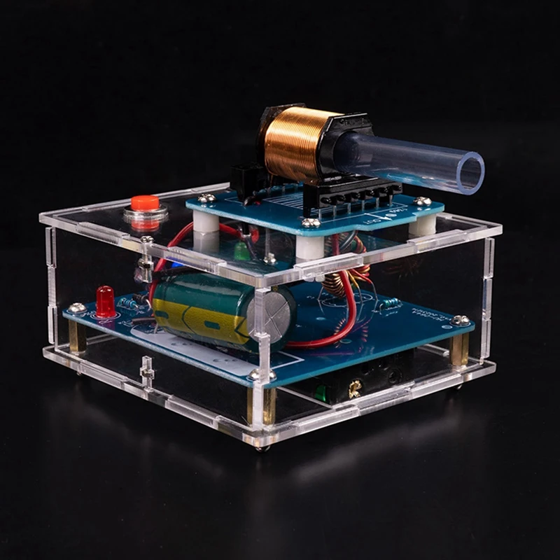Electromagnetic Cannon DIY Kit Long-Range Projectile High-Voltage Coil Boost Circuit Board Production B-A44I