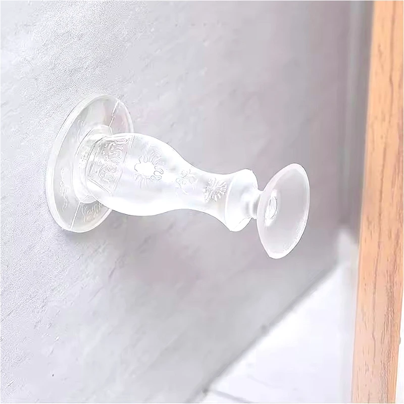 

Safety Silicone Door Stop Block Wedge Stop Door Stopper Home Offices Door Rear Retainer Impact Stopper Rubber Stops No Drill