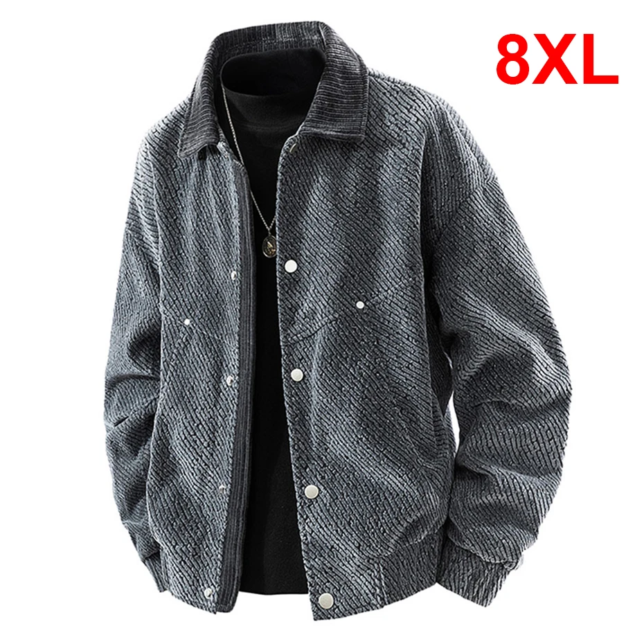 

8XL Plus Size Jacket Men Spring Autumn Jackets Coats Male Fashion Casual Outerwear Male Big Size