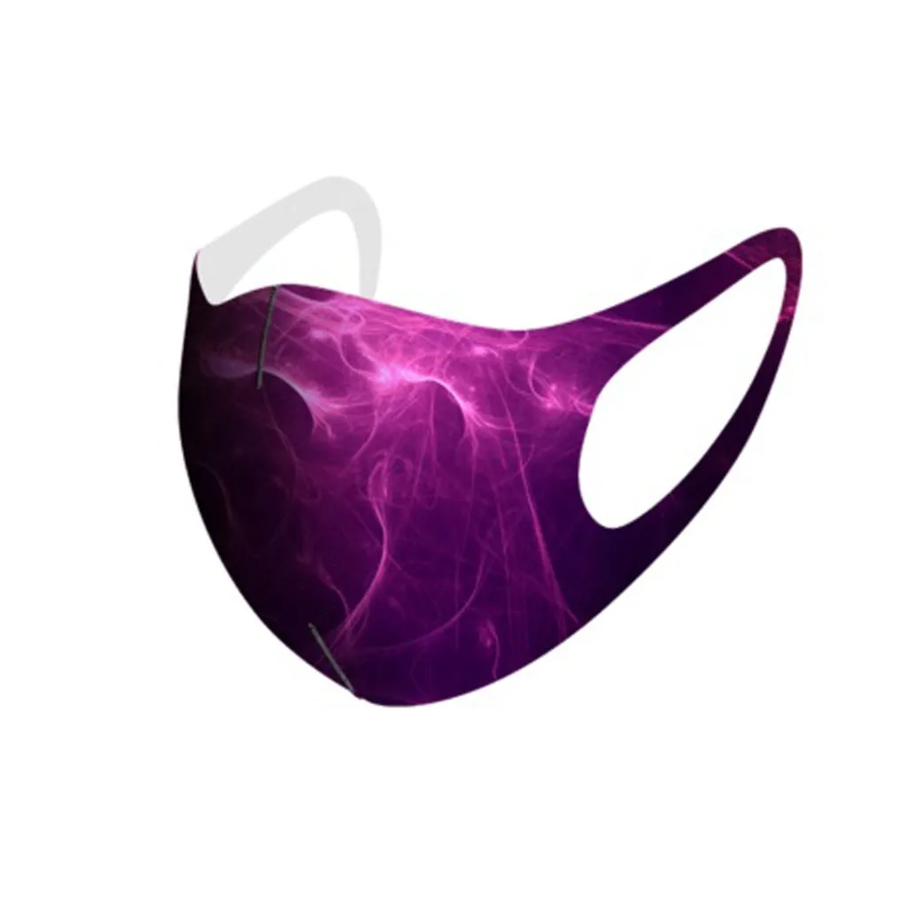 قناع وجه من القماش الملون قابل لإعادة الاستخدام، قناع أنيق محايد قابل للغسل في الهواء الطلق، قناع واقٍ للوجه مقاوم للغبار، قناع قابل لإعادة الاستخدام #2