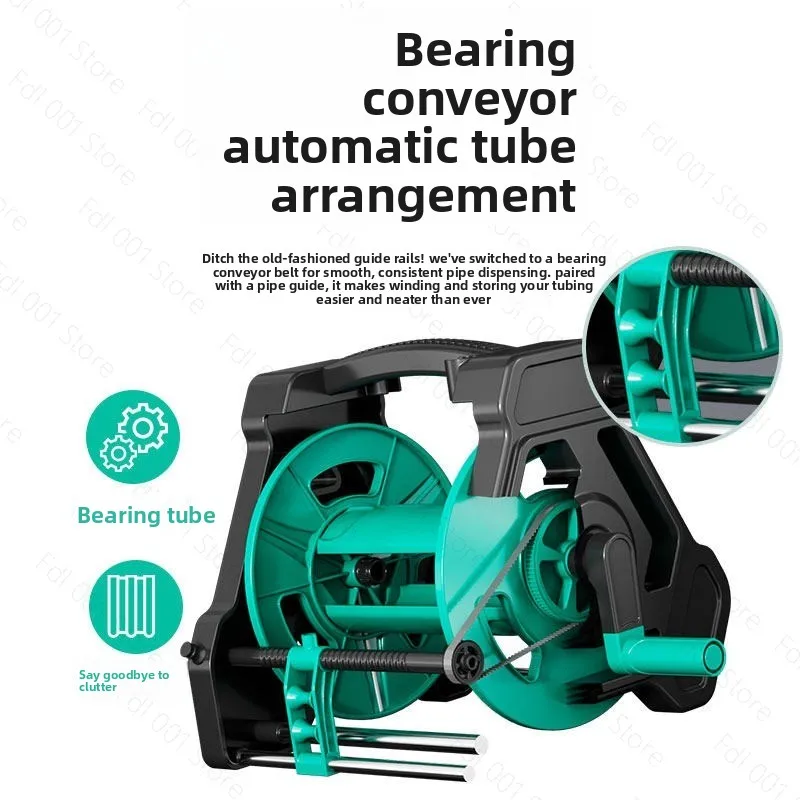Hose Reel with Guide Rail Limit for Water Hose Automatic Retractable