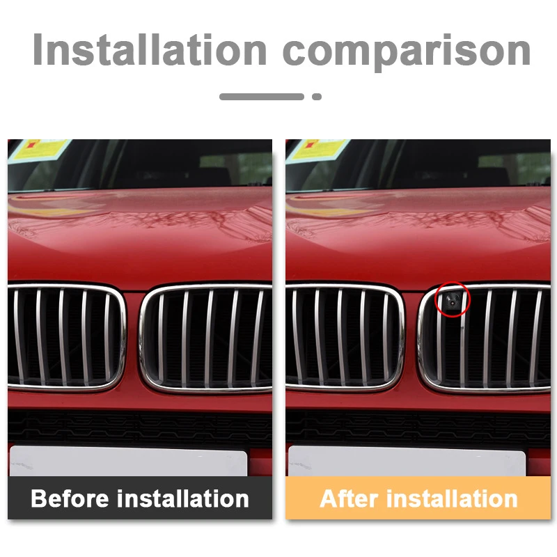 

Car Front View Parking CCD Night Vision LOGO Camera Wide Angle 150° Waterproof For BMW X3 X4 2015~2016 CVBS HD Shockproof