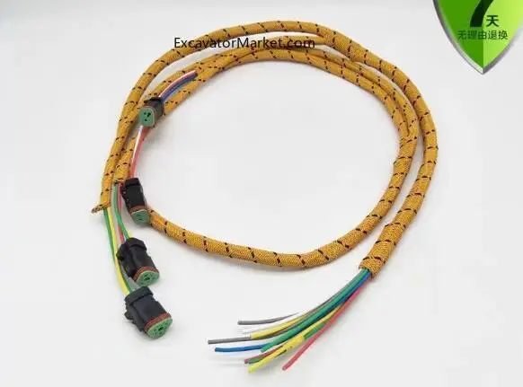 

Hydraulic Pump Wiring Harness Connector plug For Excavator Caterpillar CAT 320C/320D/329D/330C/345/336D/349D 324D 325 main pump