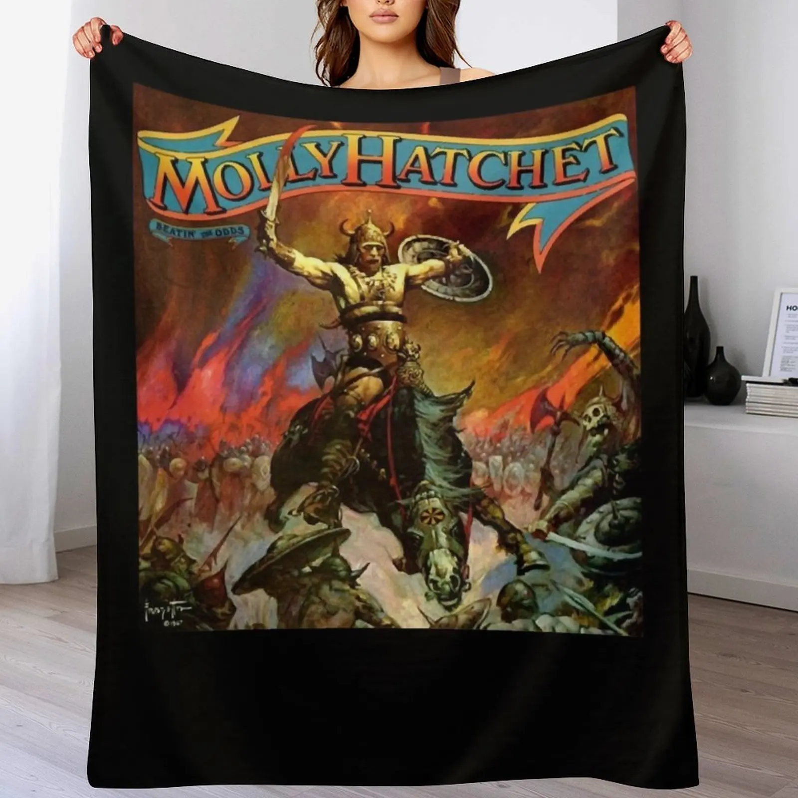 Molly Hatchet Throw Blanket Giant Sofa For Sofa Thin Custom Blankets