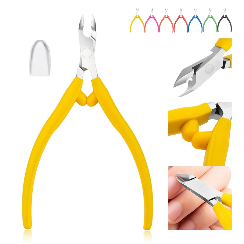 Stainless Steel Nail Clipper Nail Cuticle Nipper Scissor Dead Skin Remover Pedicure Eagle Beak Pliers Short Cuticle Professional