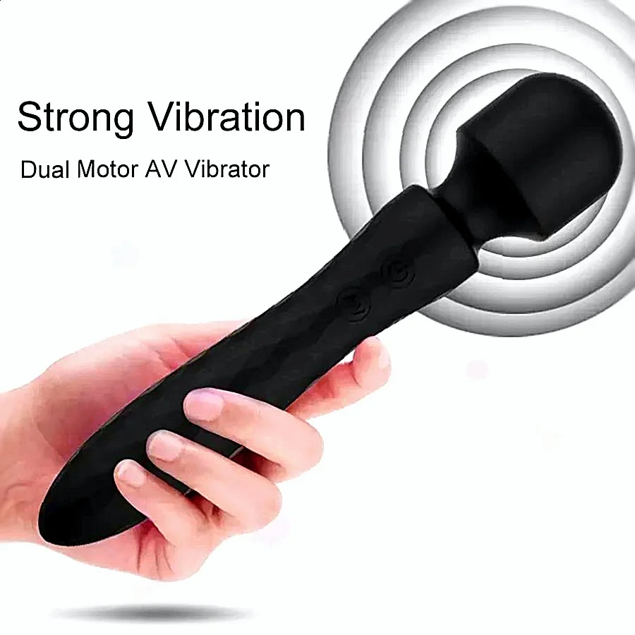 يتميز هزاز المحرك المزدوج بتقنية العصا السحرية AV لتدليك G Spot وتحفيز البظر من خلال عشرة أوضاع اهتزاز #6