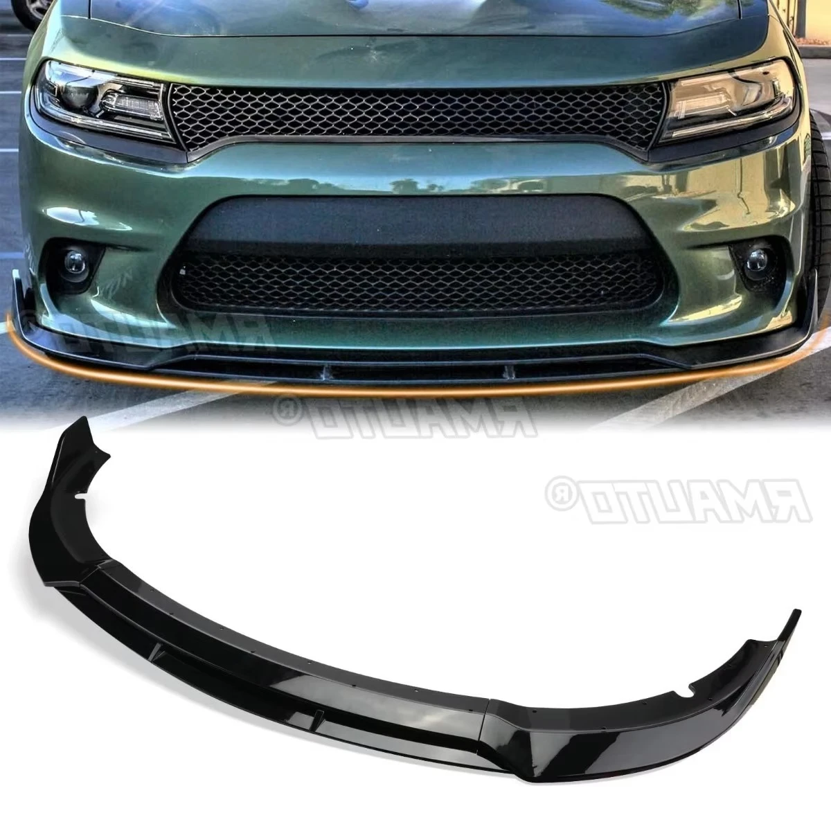 

Для Dodge Charger SRT 2015-2022 автомобильный передний бампер, спойлер, диффузор для губ, модификация, защита бампера, защитная крышка, аксессуары