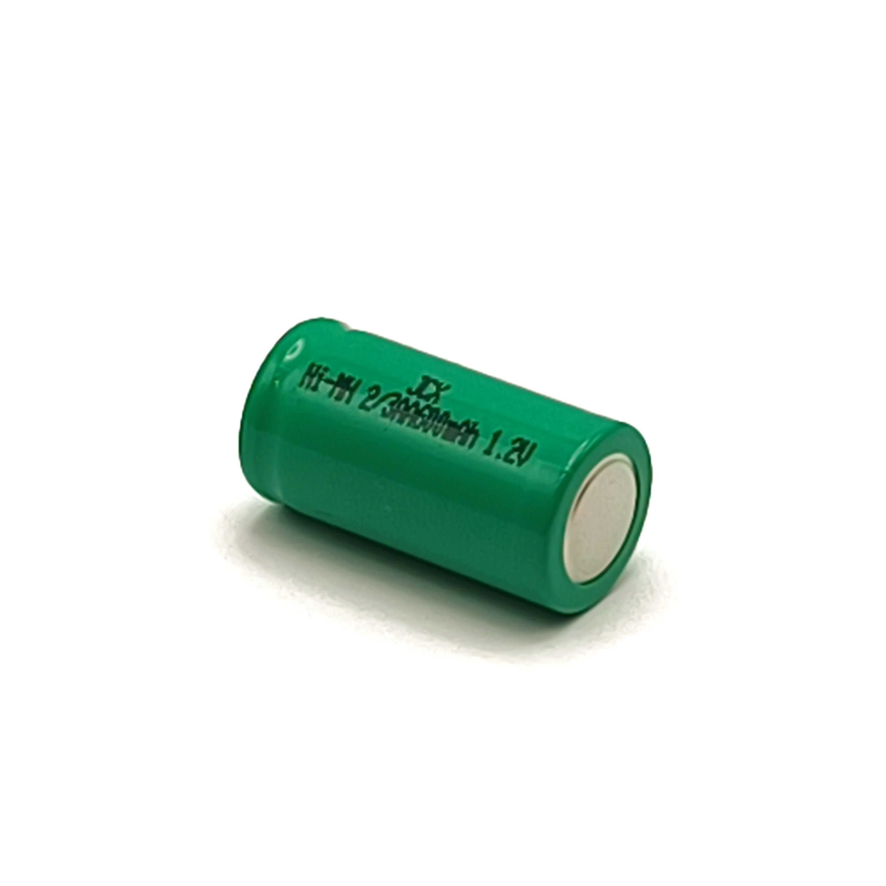 JCX 1 szt. Płasko zakończony 1.2V Nimh 600mAh 2/3AA akumulator z maksymalną szybkością rozładowania 5.0C