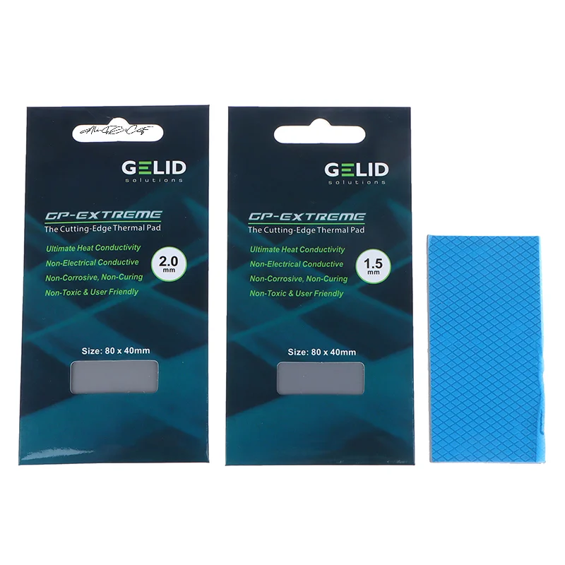 

GELID 15W/MK Thermal Pad for CPU GPU Graphics Motherboard - Heat Dissipation Silicone Grease Pad