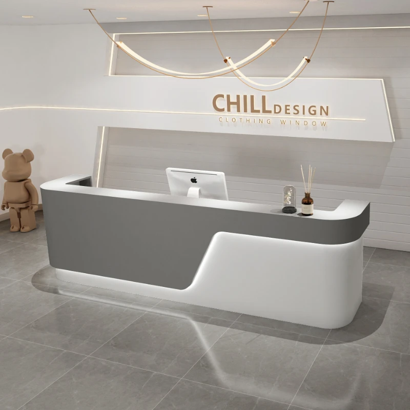 Simple modern Reception Desks beauty salon clothing Reception Desks store dental clinic Office Furniture Военное дело ZY40JDT