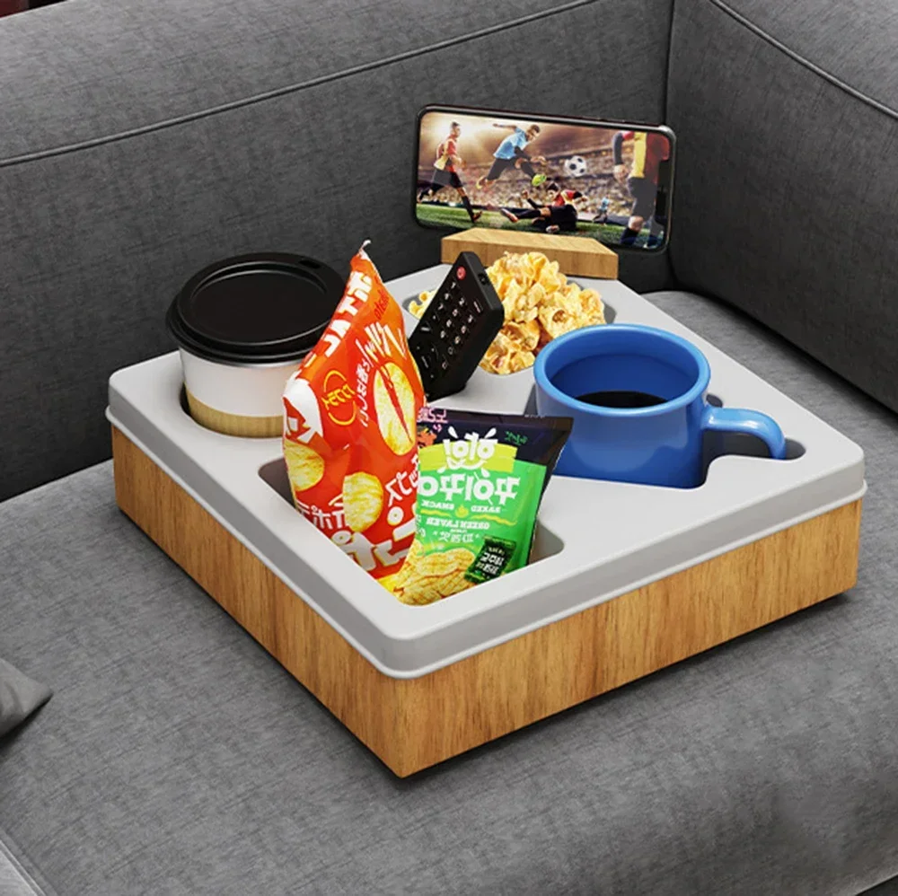 Removable Couch Creative Cup Holder Drink Holder Couch Organizer Handy Couch Tray  Holder for Boat Bed Sofa Beach Wooden Bed Cup