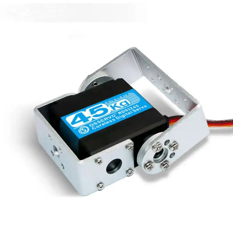 4 STKS RDS3245 45 KG Coreless Digitale Servo Metal Gear Robotic Stuurmotor Aluminium CNC Case voor RC Auto Vrachtwagen Crawler Robot