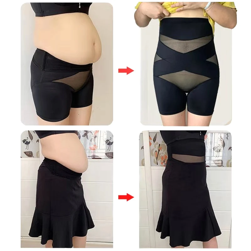 Sexy Cross Body Shaper High Waist Panties Women Underwear Girdle Belly Tummy Control Trainer Shapewear Slimming Underwear