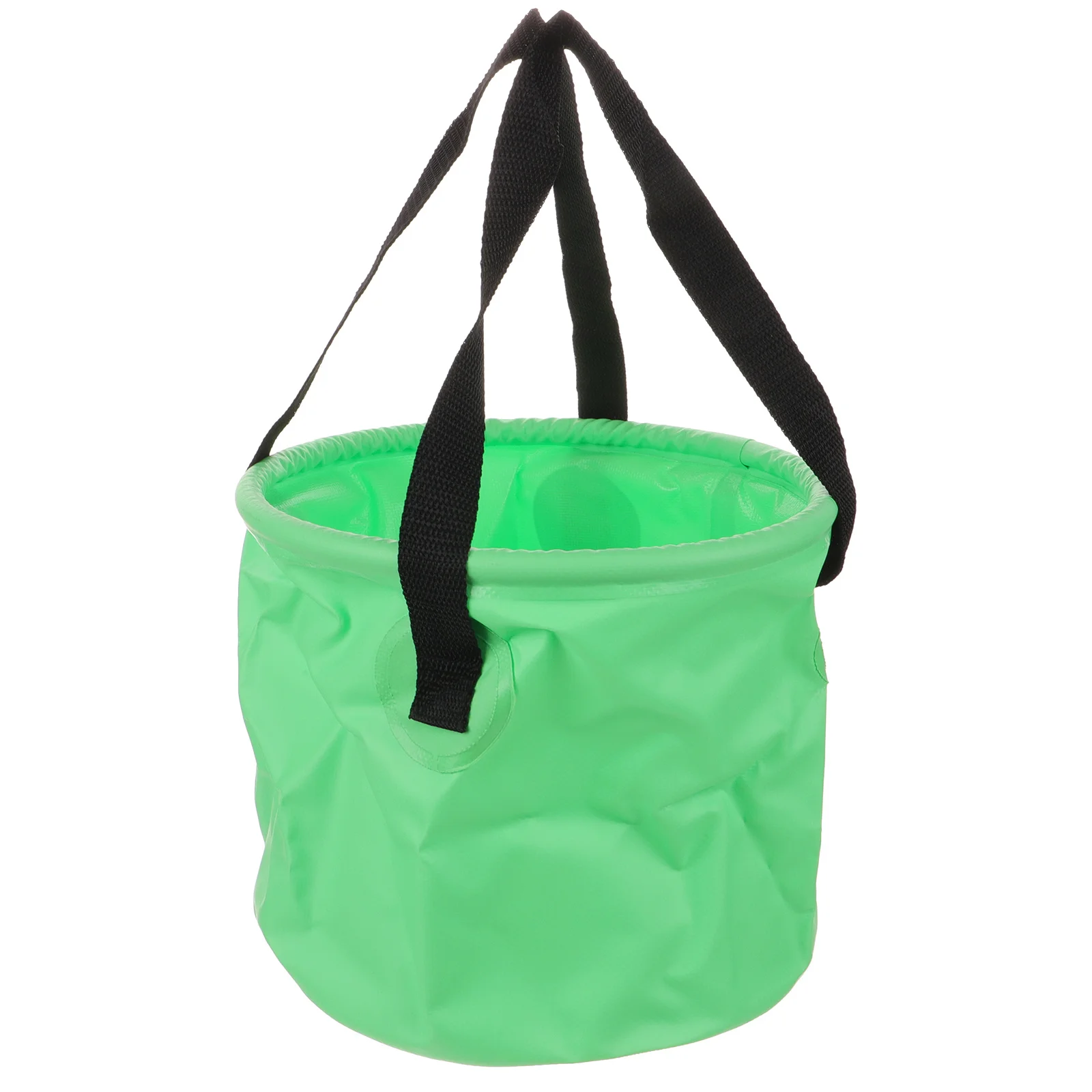 1 قطعة 10L في الهواء الطلق طوي دلو المحمولة مقاوم للماء خفيفة الوزن التخييم التنزه السفر الكلب السلطانية التفاح قطف سلة قابلة للطي