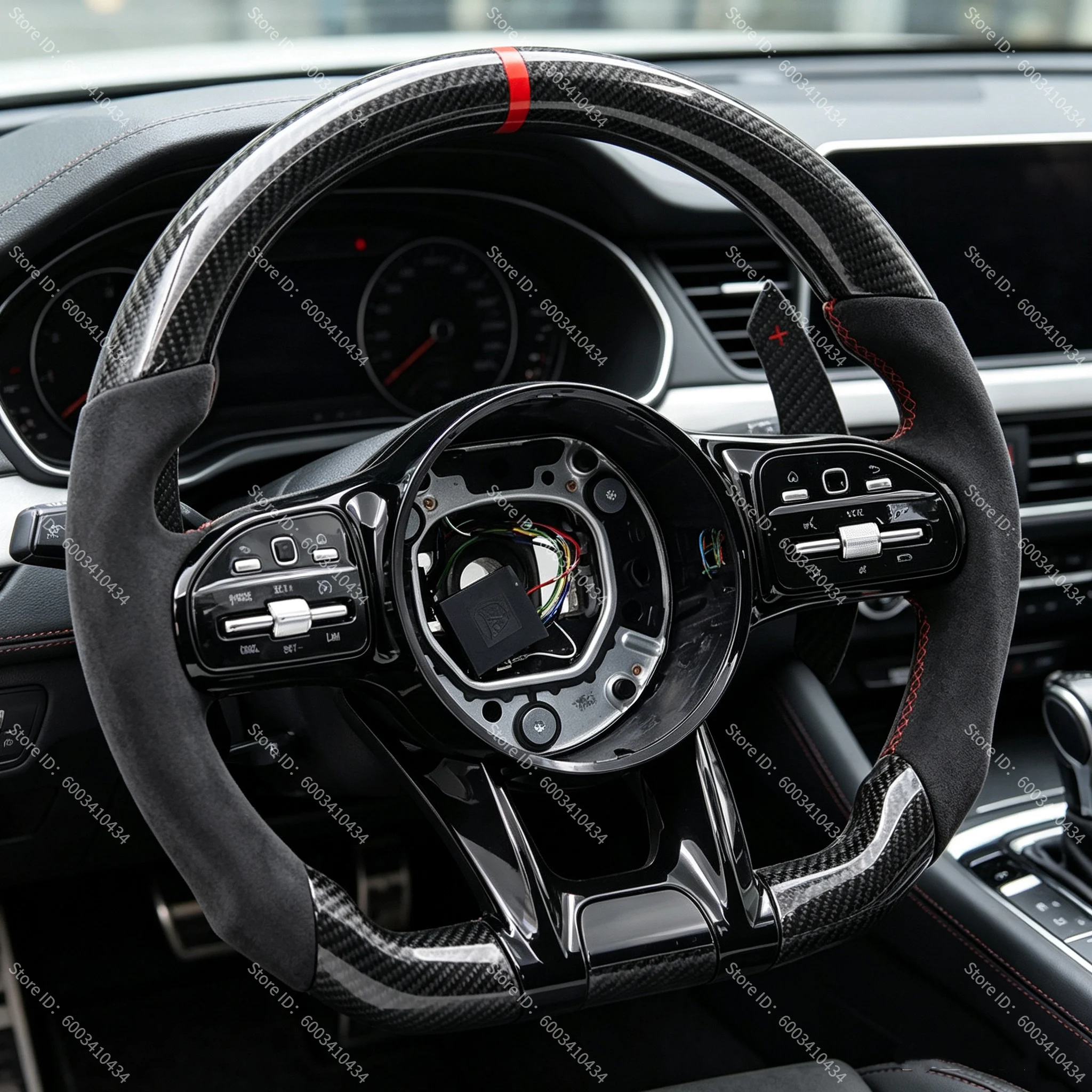 

Carbon Fiber Steering Wheel For Benz W205 W213 W222 W177 X253 Sport Car Accessories old to new Upgrade