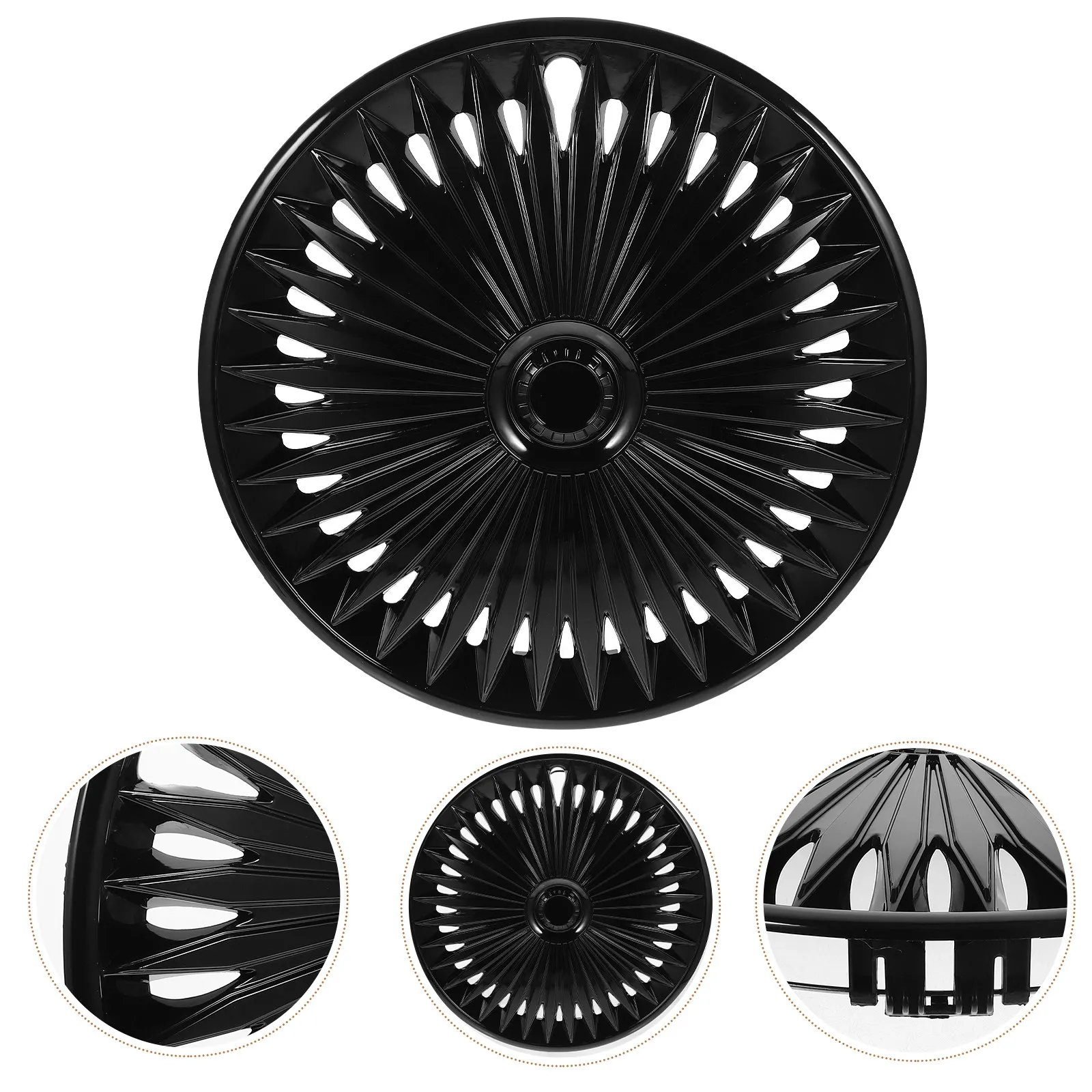 Car Wheel Hub Cover Decorative Automotive Hub Caps Strong Material Elegant Look Enhances Vehicle Appearance Convenient Use