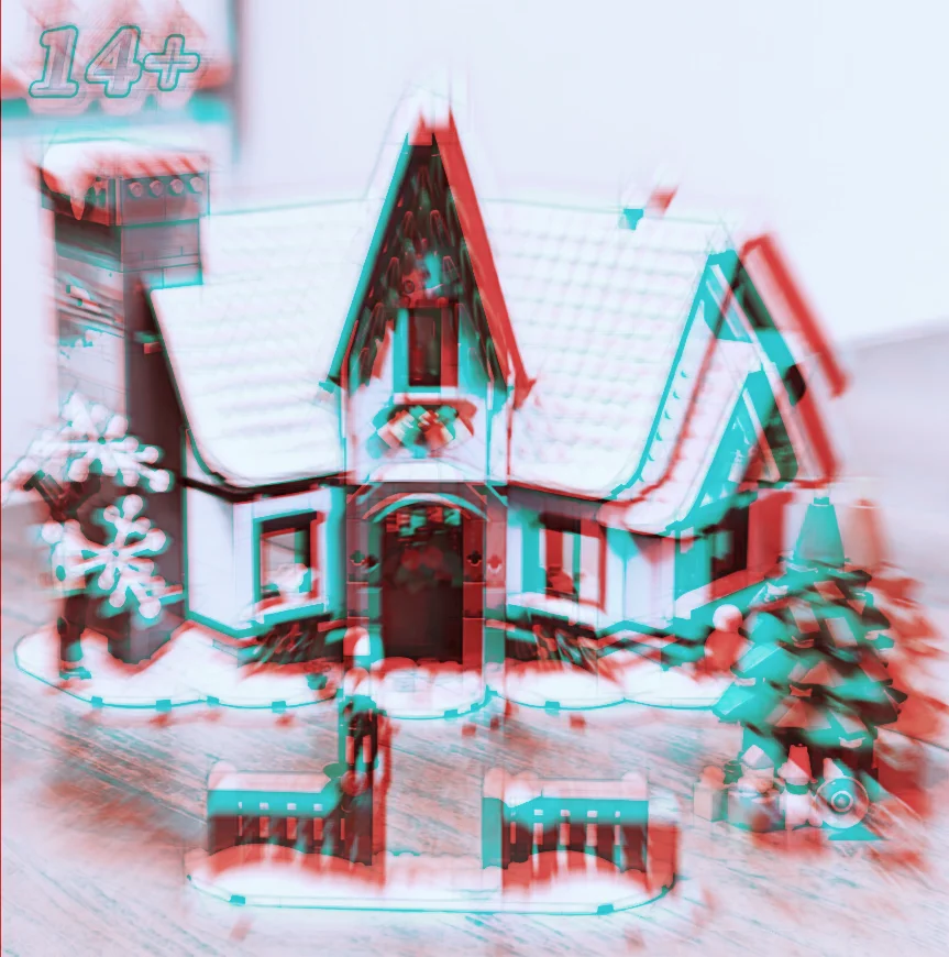 grande-vente-1445-pieces-maison-de-pain-d'Epices-visiteee-jouets-de-construction-village-hivernal-pour-enfants-cadeaux-de-noel