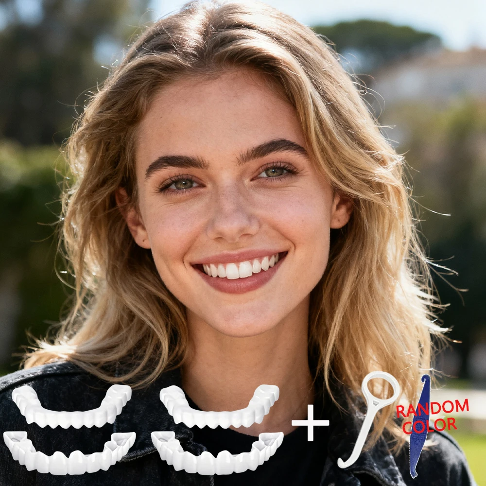 

New Best Friend's Birthday Gift Teeth Veneers Reusable Instant Smile Whitening Custom for BFF H2931