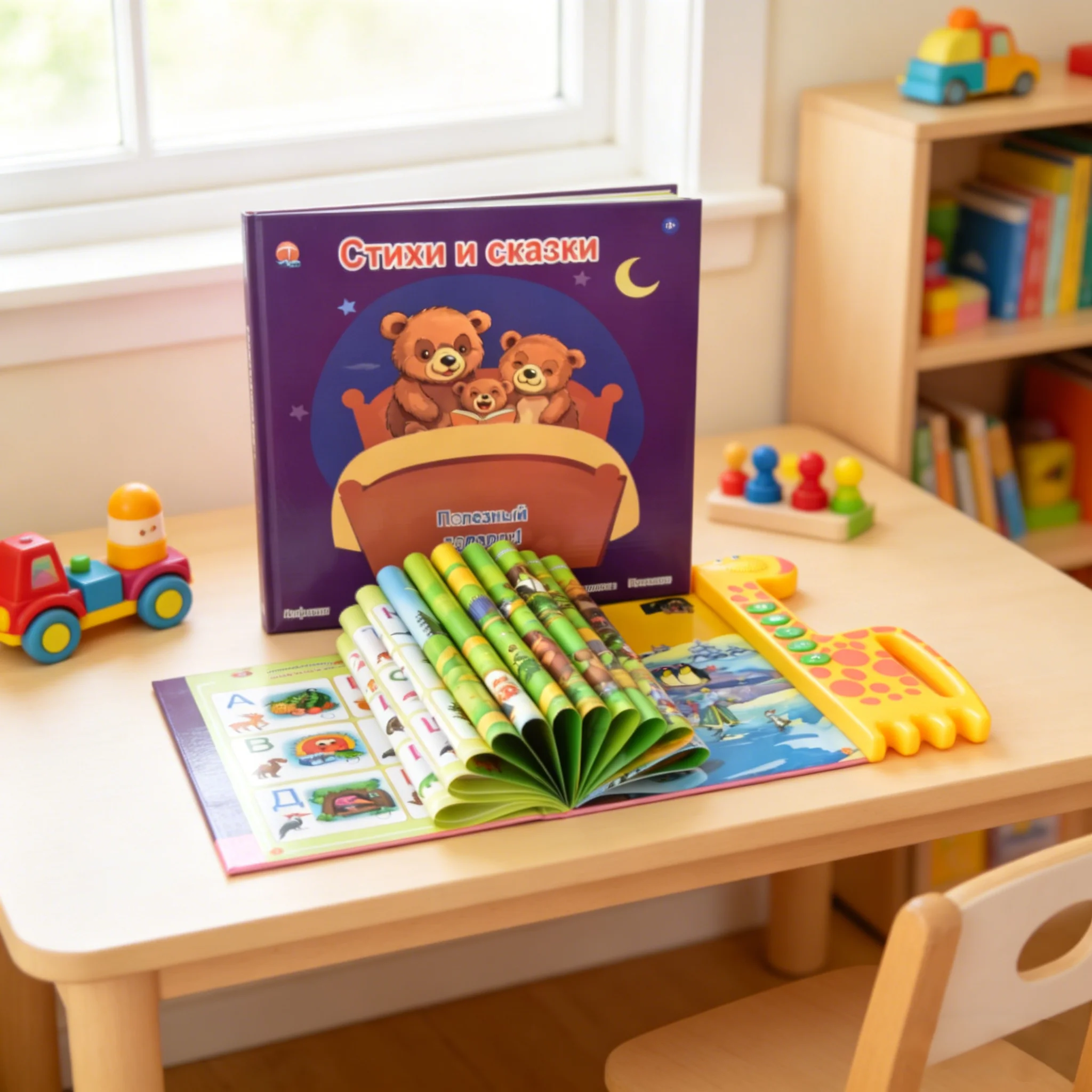 子供の就学前電子ブックロシア語アルファベット赤ちゃん学習おも - Learning Tablet Kids のレビューと価格