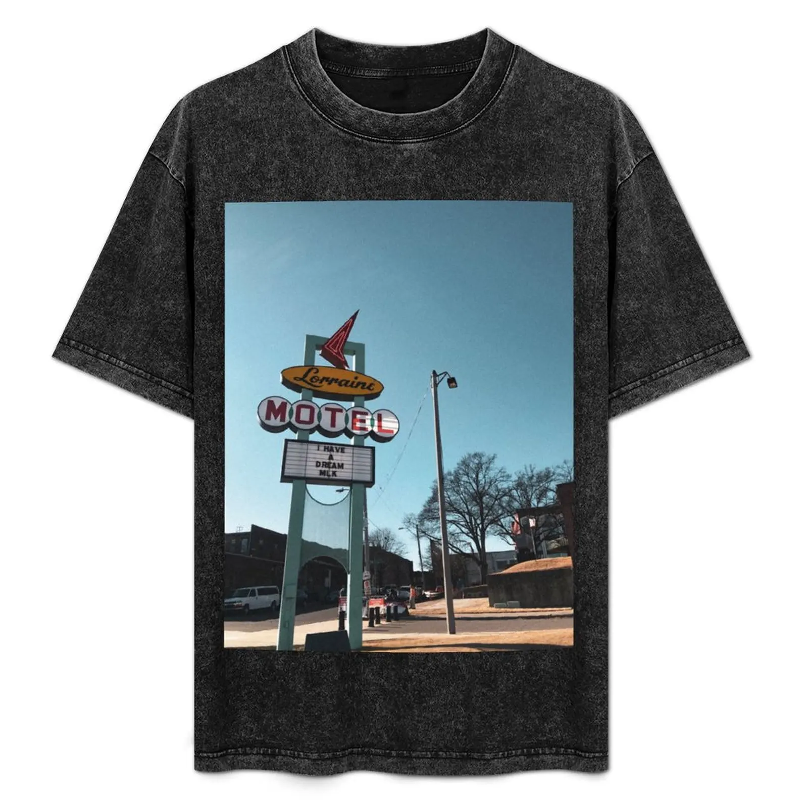 

Lorraine Motel T-Shirt Work Outdoor Short Sleeve Tee