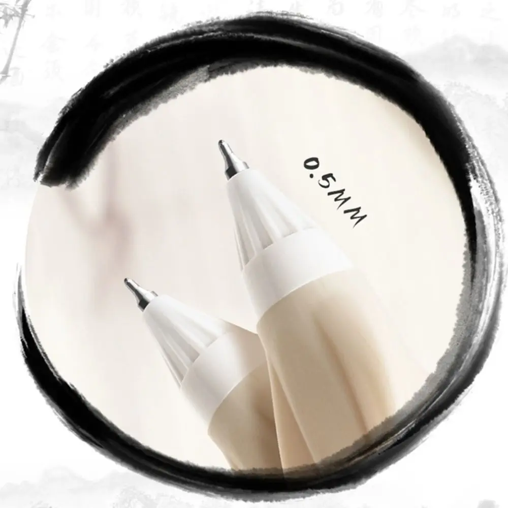 3PCS New 0.5mm Black Ink Gel Pen CS Tip Quick Drying Neutral Pen Writing Tool Gift