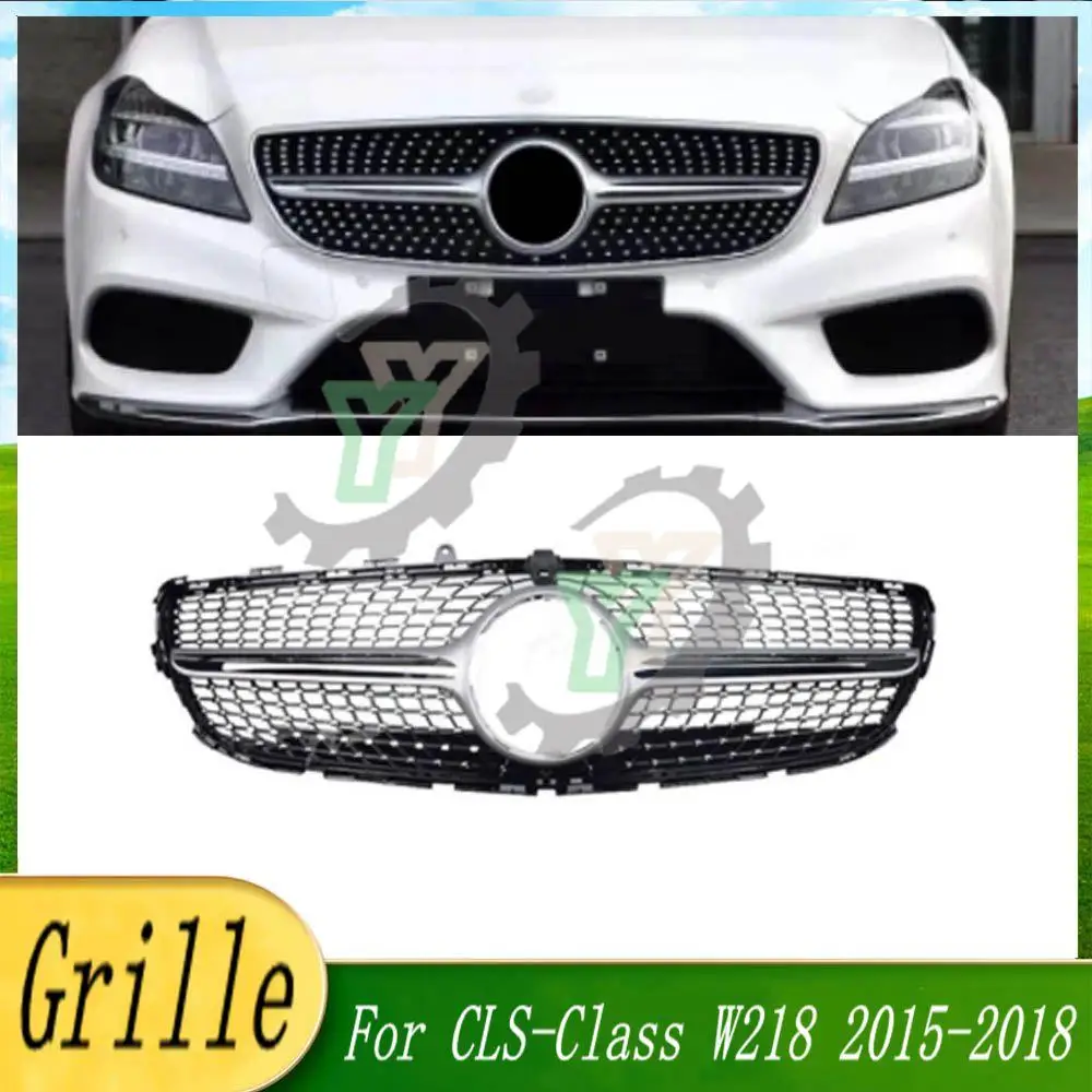 

Front Bumper Grille Racing Grill For Mercedes Benz Cls Class W218 CLS260 CLS300 CLS320 CLS350 CLS400 2015-2018 Car Styling