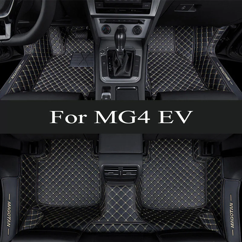 

For MG4 EV MG Mulan EH32 2022 2023 2024 Car Floor Mats Carpet Anti-dirt Pad Leather Mat Car Mats Luxury Car trunk mat Interior