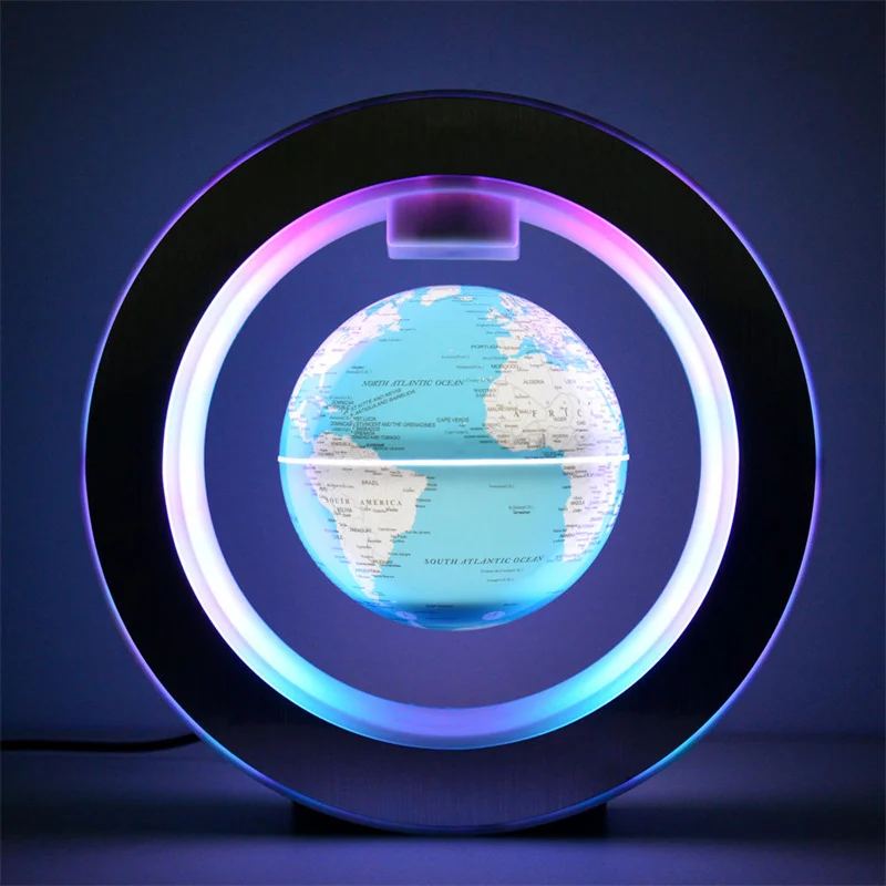 

Магнитный левитирующий Bluetooth-динамик, беспроводной Bluetooth со светодиодной подсветкой, уникальный подарок на Рождество, день рождения, декор для домашнего офиса