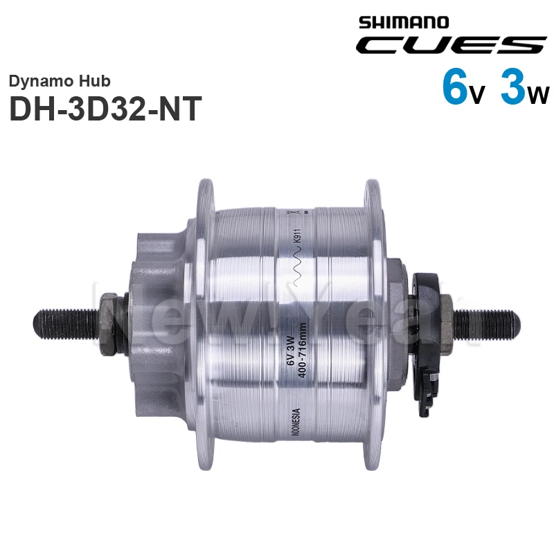 SHIMANO Hub Dynamo DH-3D37-QR DH-3D32-QR Disc Brake 3.0W DH-3D32-NT CENTER LOCK / 6 Bolt Quick Release 16-28 inch wheel Original