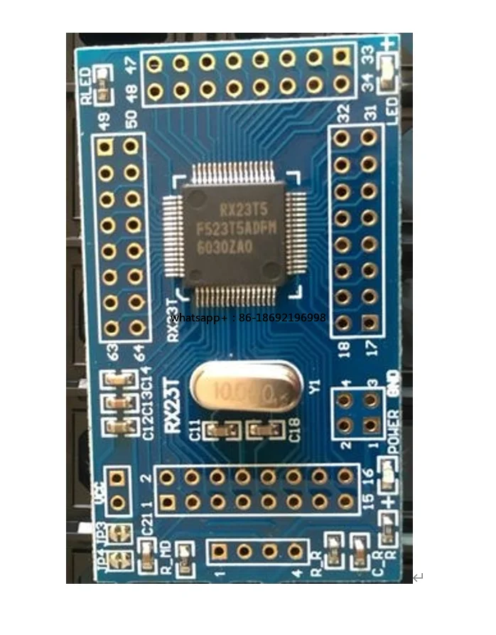 Electronic Design Competition Designation, Chip RX23T Small System Board R5F523T5ADFM