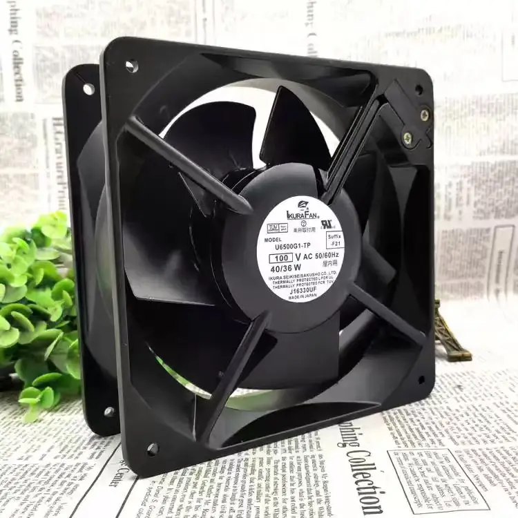 For Ikura Fan U6500G1-TP F21 AC 100V 40/36W Cabinet Machine Industrial Ventilation Axial Cooling Fan Made in Japan CURus