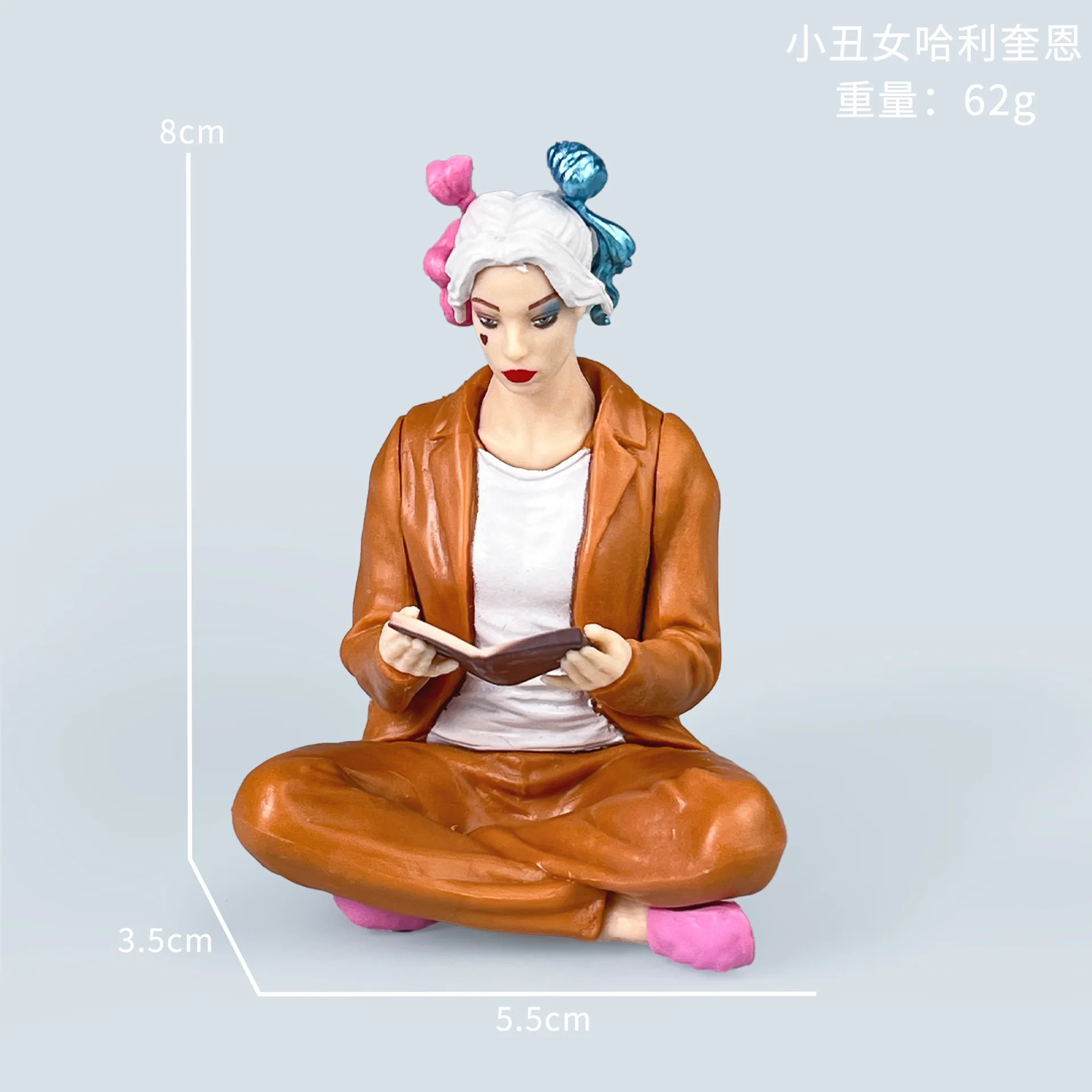 SS HOT Roof Decoration Joker Heath Ledger Sitting Posture Figures Car Doll Tail And Roof Pendant Model Statue Collectable Toys view 5