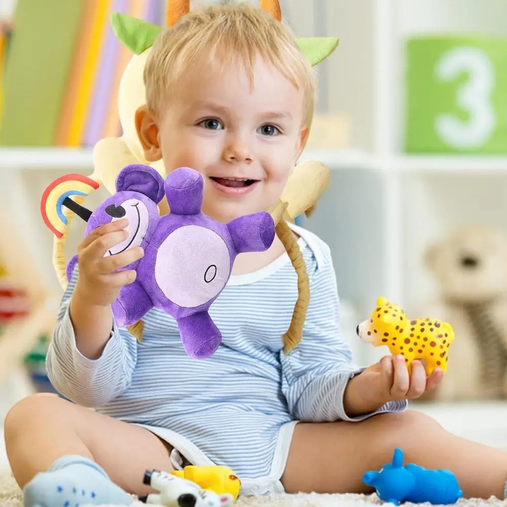 Cuscino di protezione per la testa del bambino in cotone, cinghia regolabile, morbido cuscino per zaino per bambini, riduce le urti autunnali, cuscino per la schiena di sicurezza per bambini