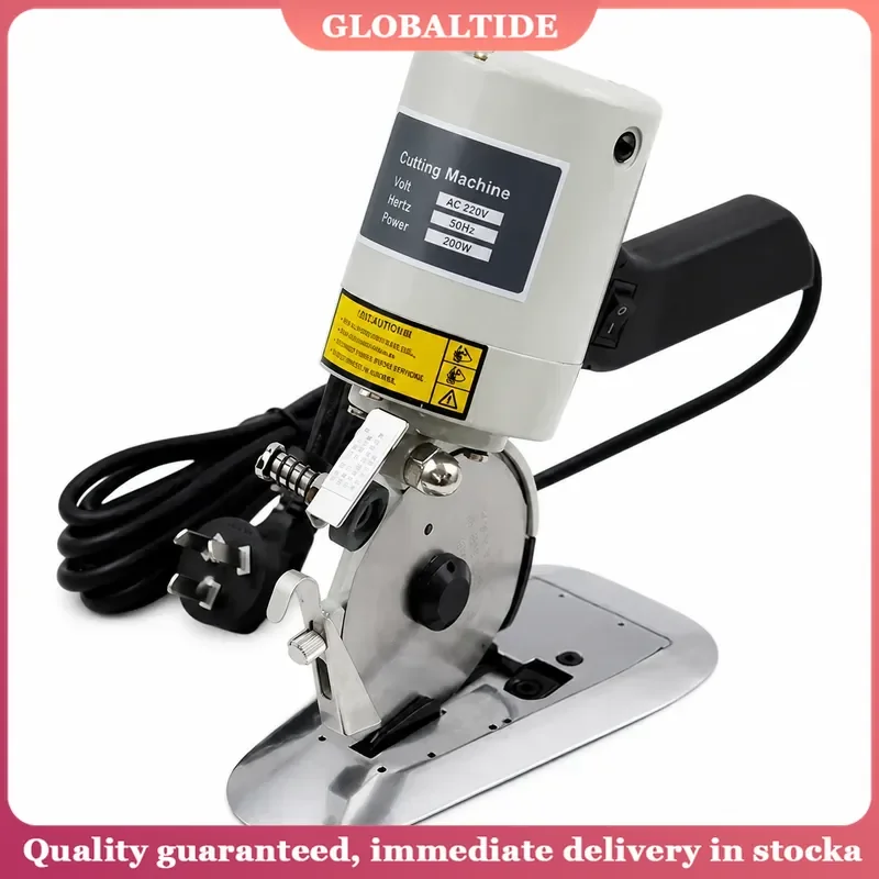 Electric Portable Low Noise Lightweight Cloth Cutter Fabric Round Cutting Machine for Clothing Leather Artware DIY Sewing