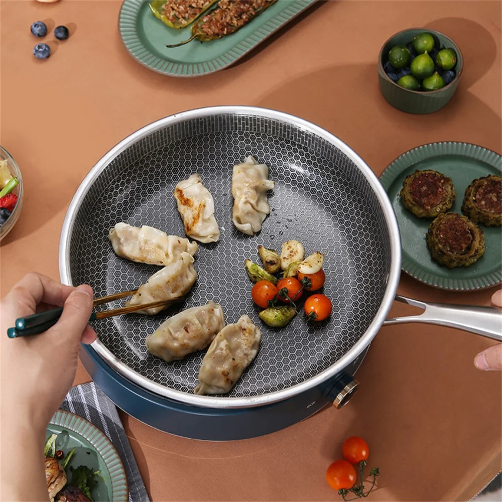 Xiaomi Schnesland Frying Pans 304 Stainless Steel Skillet Wok Pan Induction Cooker