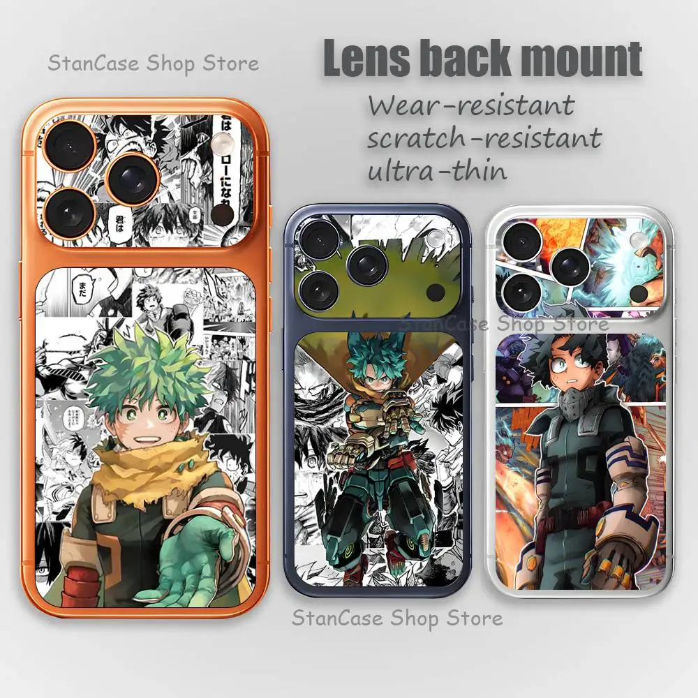 

D-Deku Anime I-Izuku M-MidoriyaS Full Screen Protective Film For iphone 17 Pro Max Lens Protector Back Films Phone