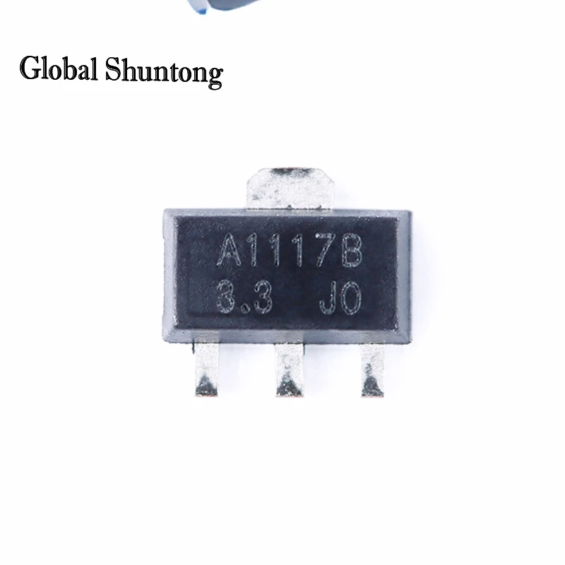 30Pcs New original SCJA1117B-3.3-A SOT-89-3 1 A low dropout linear regulator chip diy electronics  diy electronics