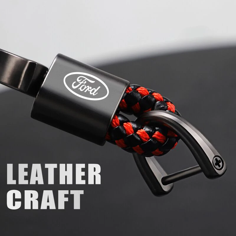سيارة المفاتيح المعادن الجلود مفتاح سلسلة سيارة الديكور الداخلي لفورد فييستا EcoSport مرافقة التركيز 1 التركيز 3 التركيز 2 اكسسوارات #3