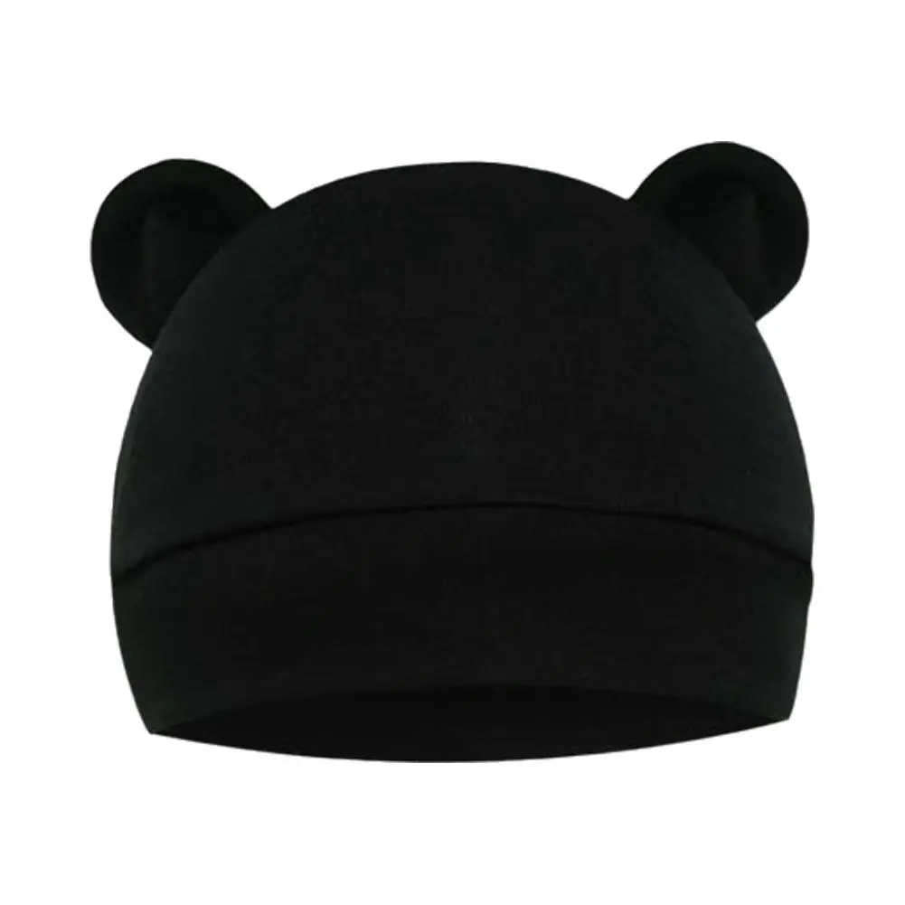 Beanie Respirável Confortável para Bebês, Head Cap, Bear Baby Safe 0 a 6 Meses, U6U6, Outono e Inverno