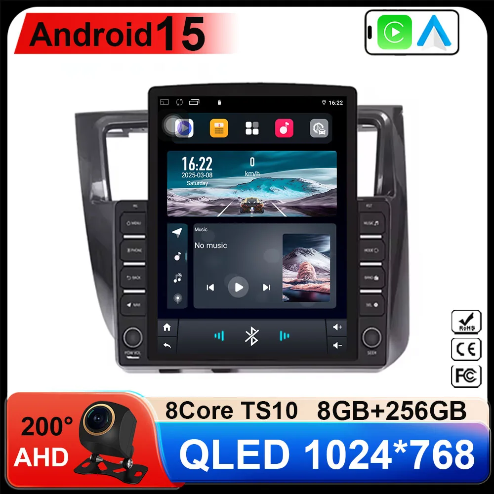 9,7 Android 15 Carplay Auto Radio reproductor Multimedia para Volvo XC60 que 1 2008-2017 Autoradio DSP GPS estéreo BT unidad principal