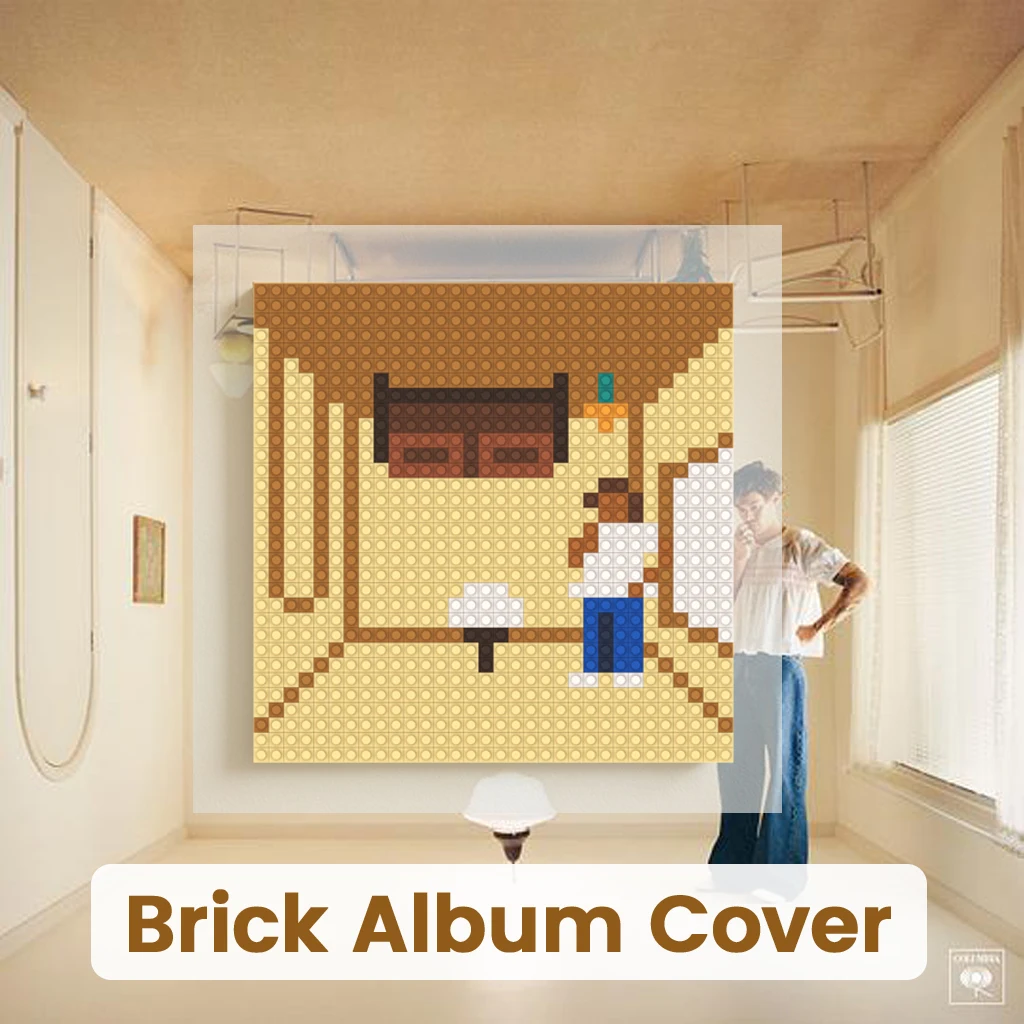 

H-Harry Styles Classic Pop Soft Rock Music Album Mosaic MOC Building Brick Art DIY Wall Decor Poster For Home Room Decoration