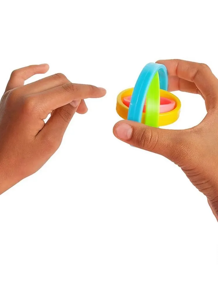 Gyroscope à cardan en plastique pour le bout des doigts, originalité, loisirs, inertie, boule universelle, décompression du bout des doigts, jouets d'intelligence magique