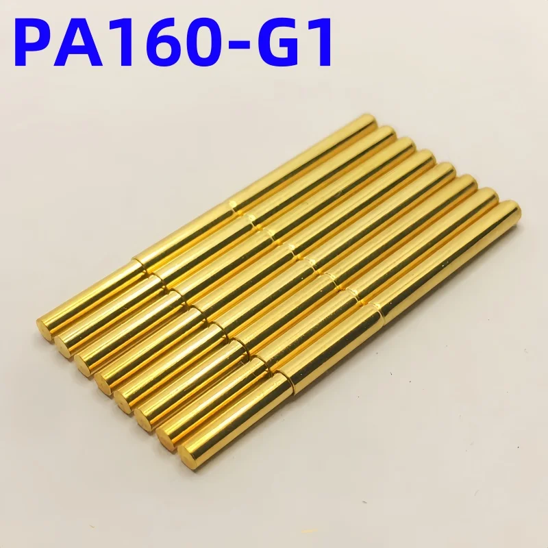 20/100PCS PA160-G1 Spring Test Probe PA160-G Test Pin P160-G P160-G1 Test Tool 24.5mm 1.36mm Needle Gold Tip 0.99mm Pogo Pin