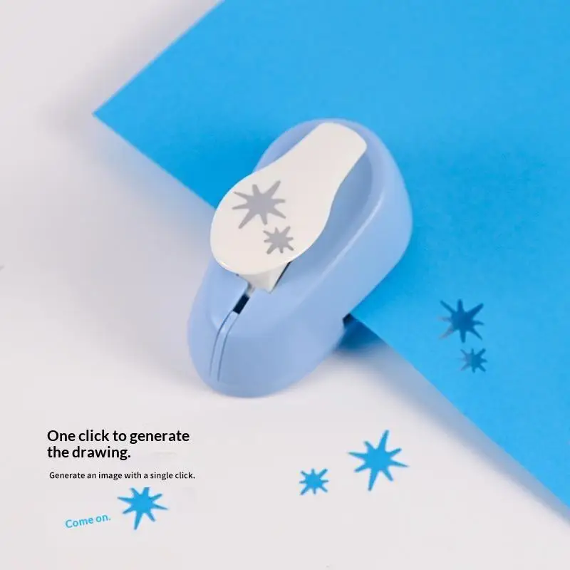 Labor-Saving Paper Embossing Machine Handmade Star Shape Punch Hole Puncher Punching Machine Effortless Paper Cutting Tools