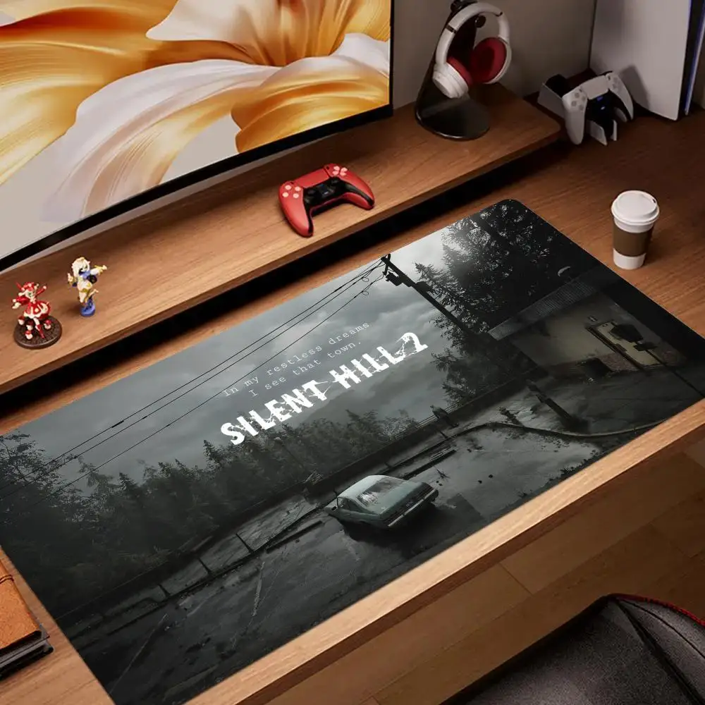 Silent Hill 2 Mouse Pad Floor Mat Mousepad Large Gaming Compute Gamer PC Keyboard Mouses Mat XXL 1000x500mm mouse pad